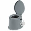 5L Portable Travel Toilet with Paper Holder for Outdoor - Image 2