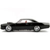 1970 Plymouth Road Runner 440 Black with Red Interior "Bigtime Muscle" Series 1/24 Diecast Model Car by Jada - Image 2