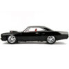 1970 Plymouth Road Runner 440 Black with Red Interior "Bigtime Muscle" Series 1/24 Diecast Model Car by Jada - Image 3